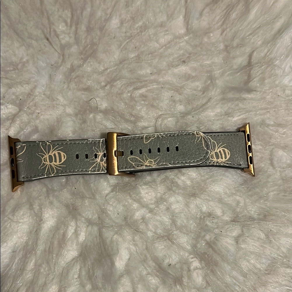 Green And Gold Watch Band